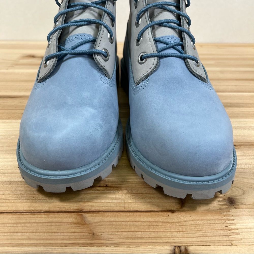 Timberland Premium 6 in waterproof boots men’s/youth 7 women's 8.5 blue grey - Picture 3 of 15